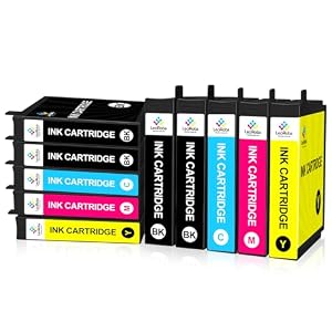 LeciRoba 604XL Tintenpatronen für Epson 604 XL 604xl für Epson Expression Home XP-2200 XP-2205 XP-3200 XP-3205 XP-4200 XP-4205 WF-2910DWF WF-2930DWF WF-2935DWF WF-2950DWF Drucker (10er-Pack)
