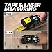 ACEGMET DTX10 Digital Tape Measure - Laser Measurement Tool & Auto Lock Tape with Instant Digital Readout, Green Aligning Laser & Incremental Measurement, USB C Rechargeable | Swappable Battery