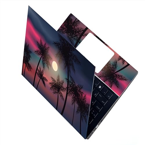 Image of Full Laptop Skin Stickers HD Quality Sticker for Laptops Upto 15.6 inch (Dustproof|Waterproof|Scratchproof|Reusable) - BE Palm FL