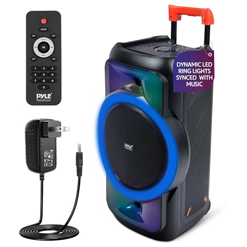 Pyle Audio Large Bluetooth Party Speaker - Big Bluetooth Speaker with True Wireless Stereo System...