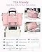 kookoomia Personalized Initial Travel Duffle Bag for Women, Dance Bags with Foldable Shoe Compartment, Carry-On Weekender Duffel, Gifts for Teenage Girls, Water Resistant, Pink Letter L