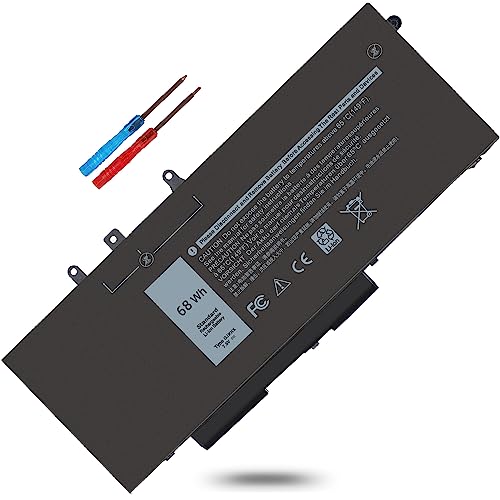 451-Bbzg Gjknx Laptop Battery For Dell Latitude 5590 5480 5580 5280 5490 5491 5591 E5480 E5580 E5490 E5590 E5491 E5591, Precision 15 3520 3530 M3520 M3530,Gd1Jp 5Yhr4 Dy9Nt Fpt1C Kcm82 0Gjknx 0Gd1Jp #TOP3