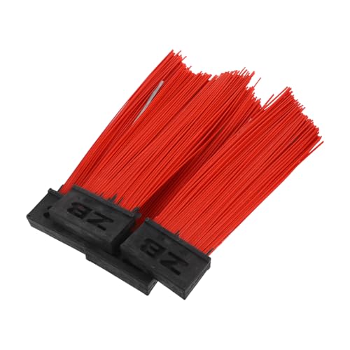 Cabilock Outdoor Push Broom Heavy Duty Replacement Head 4pcs Sanitation Cleaning Brush for Vehicle Multifunctional Sweeper Broom