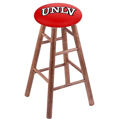 Holland Bar Stool Co. Maple Counter Stool in Medium Finish with UNLV Seat by The