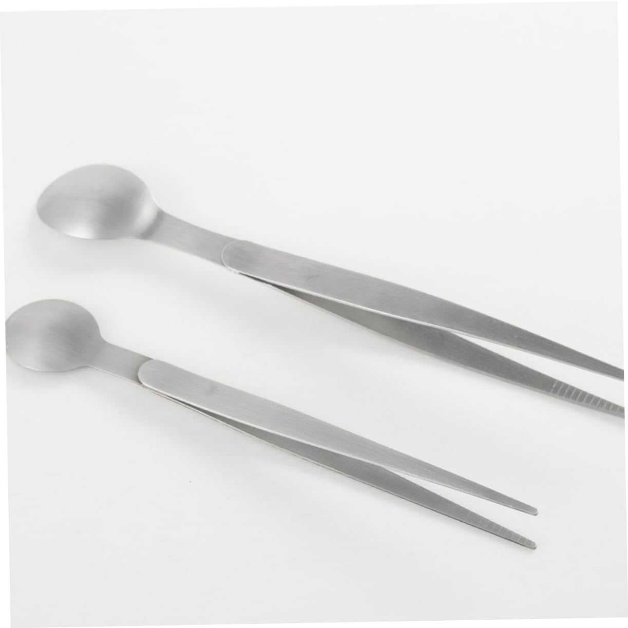 Alipis 3 Piezas De Acero Inoxidable Cuchara De Prueba De Sabor Cuchara Para Untar Palillos De Acero Inoxidable Cucharadita De Metal Cucharas De Postre Palillos Para Aperitivos Cubiertos