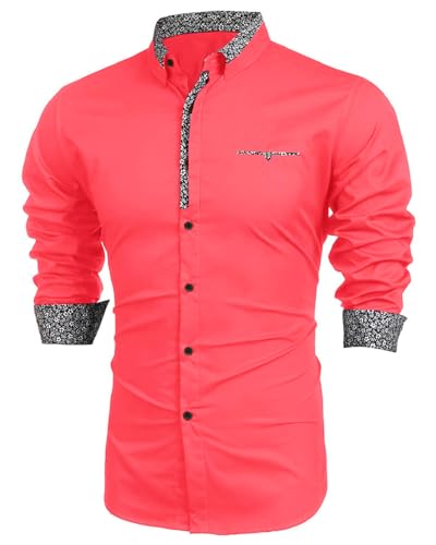 Image of Mens Shirt | Black Cotton Blend Casual | Regular Fit | Full Sleeve | Printed Spread Collar | Solid Plain Style | Summer Office Wear | Stylish Shirt for Men