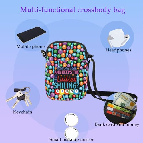 Lucky Gambling Crossbody Bag Gambler Lover Gift For Women Good Luck Gambling Game Gift Handbag 6