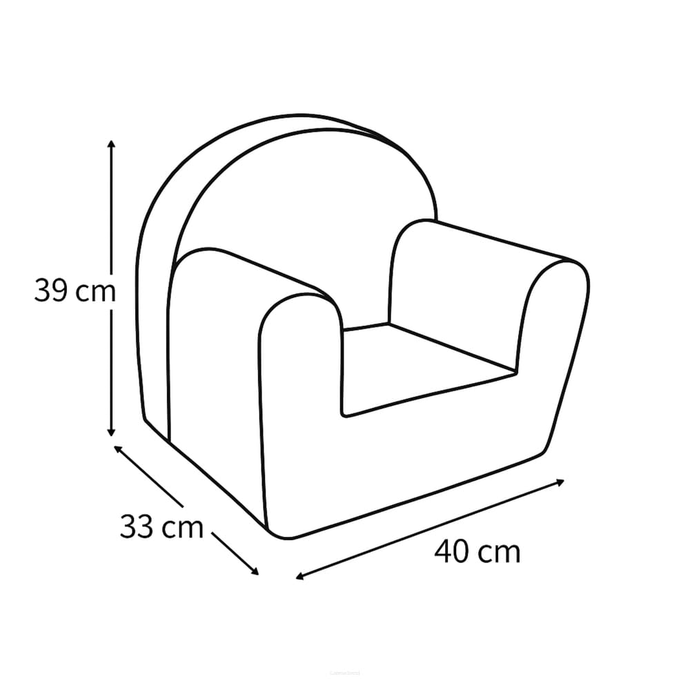 Odolplusz Kinderstoel, inklapbaar, kinderbank, mini-stoel, kinderstoel, knuffelstoel, kindermeubel voor kinderkamer (grafiet van ribfluweel