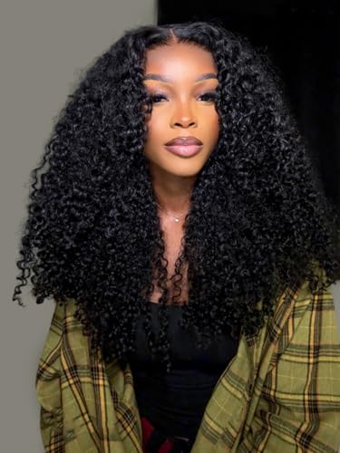 Wiggins Wig Curly Human Hair Wig 7x5 Glueless Curly Lace