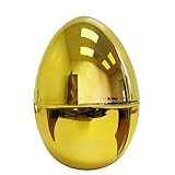 GiftExpress Jumbo Easter Egg - 10' Tall x 7' Wide Extra Large Empty Plastic Eggs - Perfect Kids & Adult Party Toys for Gift Baskets or Egg Hunt Decor - 1 Piece, Gold