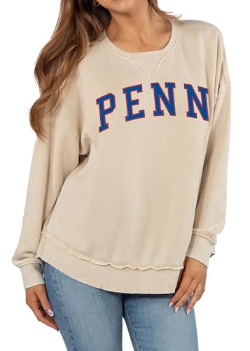 Sudadera mujer Chicka-D Campus marrón claro S ligera estilo deportivo burnout