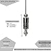 SHABRIM Pendulum Crafted Inner Peace in Brass Meditational Toy Helps in Calmness Silver