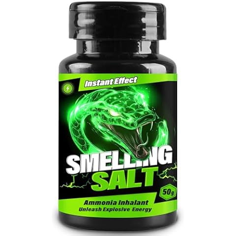 Smelling Salts, Powerlifting Smelling Salt, Instant Boost of Energy, Focus and Motivation, Strong Powerlifting Ammonia Inhalant for Athletes Cover