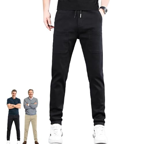 Mencomfy Cargo Pants, Men Comfy Multipants - High Stretch Multi-Pocket Durable Cargo Pants Waterproof Relaxed Fit