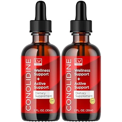 LIVORKA (2 Pack Conolidine Drops, Liquid, Conolidine Natural Relief, Conolidine Reliever Maximum, Conolidine Reviews, 2 Bottles For 60 Days