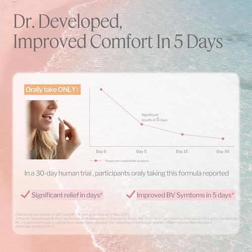 Image of Life-Space Vaginal Probiotic Women's Microflora pH Balance ClinicallyTested | 60-day supply, probiotics for women, 6.3B CFU 6 strains, healthy odor, yeast, discharge, Lactobacillus rhamnosus GR-1, RC-14