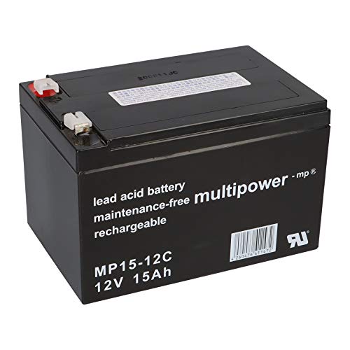 WSB Akkusatz 3X 12V 15Ah - Batterie für Elektro Roller und E-Scooter - Hoher Leistungsspektrum 1885 36V