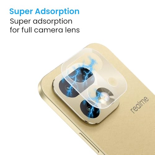 Image of FIRST MART Camera Lens Protector for Realme 16 Pro | 9H Tempered Glass, HD Clear, Scratch Resistant, Anti-Fingerprint, Case-Friendly | Crystal Clear, Pack of 1