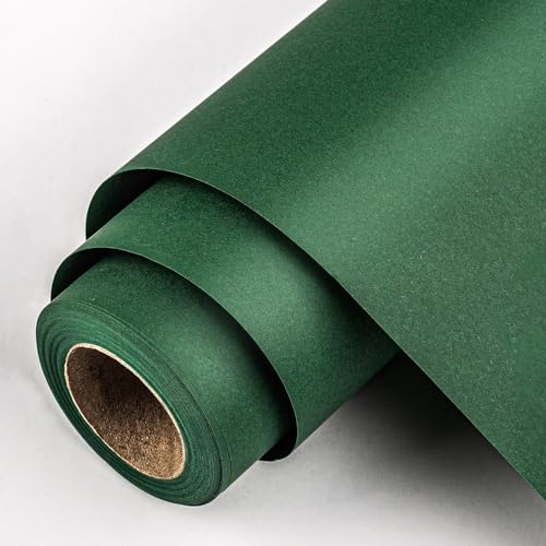 Matte Green Recycled Kraft Wrapping Paper (46.8 Sq Ft)