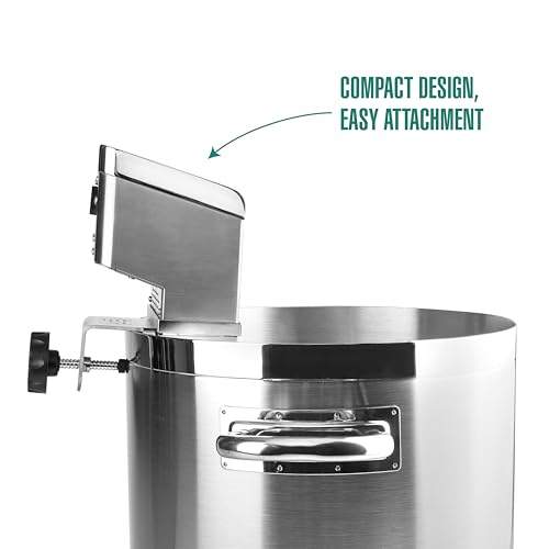 Lacor - 69592 - Sous Vide Master, Acciaio Inossidabile, Controllo Preciso Della Temperatura, Portatile E Compatto, 2300W, Impermeabile IPX7 - 5