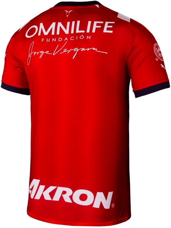 PUMA Kids Soccer Chivas 22/23 Home Jersey (Large)