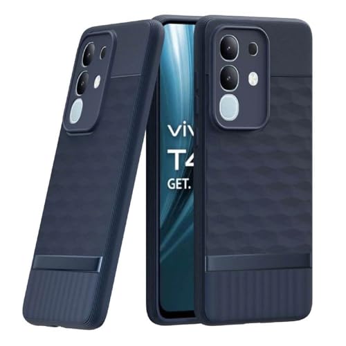 Image of Shockproof Case for Vivo T4x 5G / Y29 4G / Y31 Pro 5G / iQOO Z10x 5G | Full Camera Protection | TPU Flexible Back Cover for Vivo T4x 5G / Y29 4G / Y31 Pro 5G / iQOO Z10x 5G (Steel Blue)