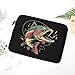 Largemouth Bass Rainbow Trout Laptop Sleeve Case Protective Computer Bag Carrying Briefcase