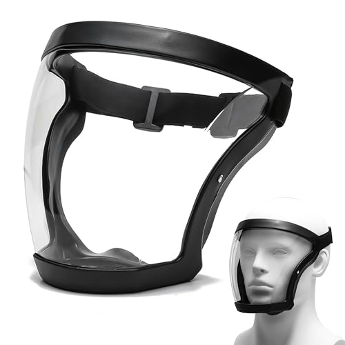 福ちゃん ヘルメット￼内装パット外し洗えるブラック フェイスシールド￼ 41pFTvvQXSL.jpg