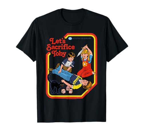 Let's Sacrifice Toby Occult Retro Vintage Funny Adult Humor T-Shirt