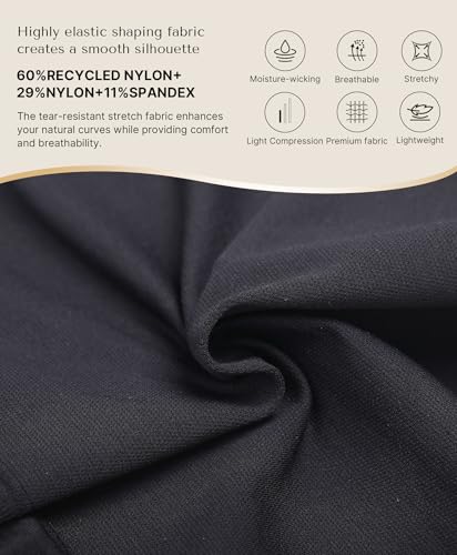 Image of SHAPELLX Tummy Control Shapewear for Women High Waisted Body Shaper Shorts Thigh Slimming Underwear