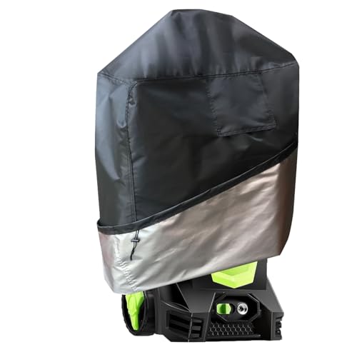 Pressure Washer Cover Waterproof Cover for Smart Electric Gas Pressure Washer Machine Outdoor Dust Cover for Electric High Pressure Cleaner (Black 17.8x15.8x33.5inch)