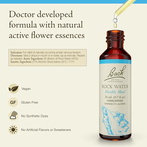 image for Bach Flower Remedies Bach Original Flower Remedies, Rock Water - Flexi