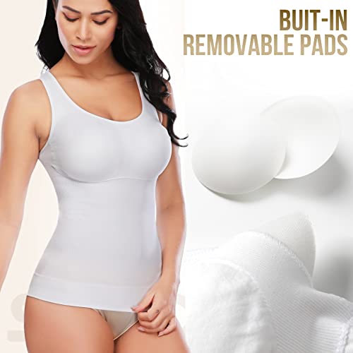 Recopilación de Camisetas moldeadoras para Mujer Top 5. 24 Camisetas moldeadoras para Mujer marca SLIMBELLE (3)