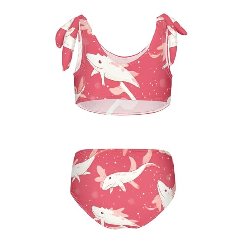 KLL Abstract Animals Girl 2 Piece Bikini Sets Scoop Neck Beach Swimwear Swimsuit2