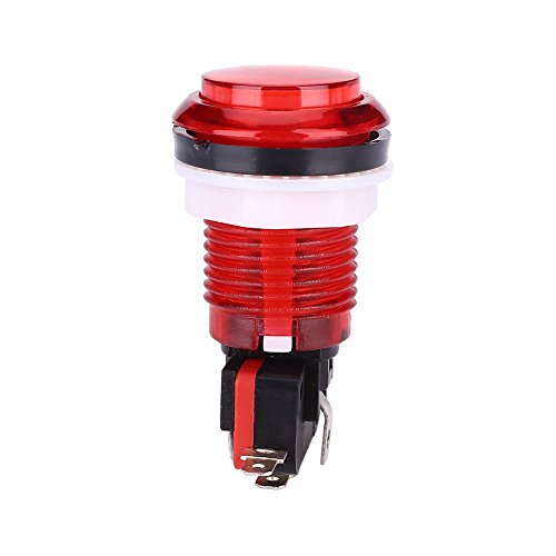 Preisvergleich Produktbild Haihuic DIY beleuchtete LED-Lampe Druckknopfschalter Multicade Mikroschalter Teile für Arcade Mame Game Machine