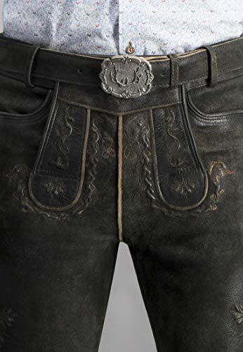 Stockerpoint heren Leren broek Hose Felix - Afbeelding 6