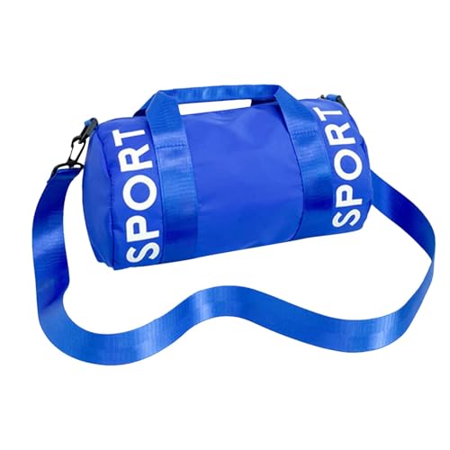 Generic Kids Swimming Bag - Weekender Overnight Sports Duffel Tote | Travel Luggage Multifunctional Shoulder Bag | Portable Comfortable Large Capacity Backpack for Sports, Camping, Blue