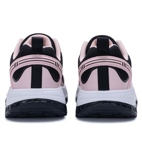 Image of QAUPPE Womens Walking Shoes with Arch Support Wide Orthotic Athletic Sneakers Plantar Fasciitis Tennis for Heel and Foot Pain Relief