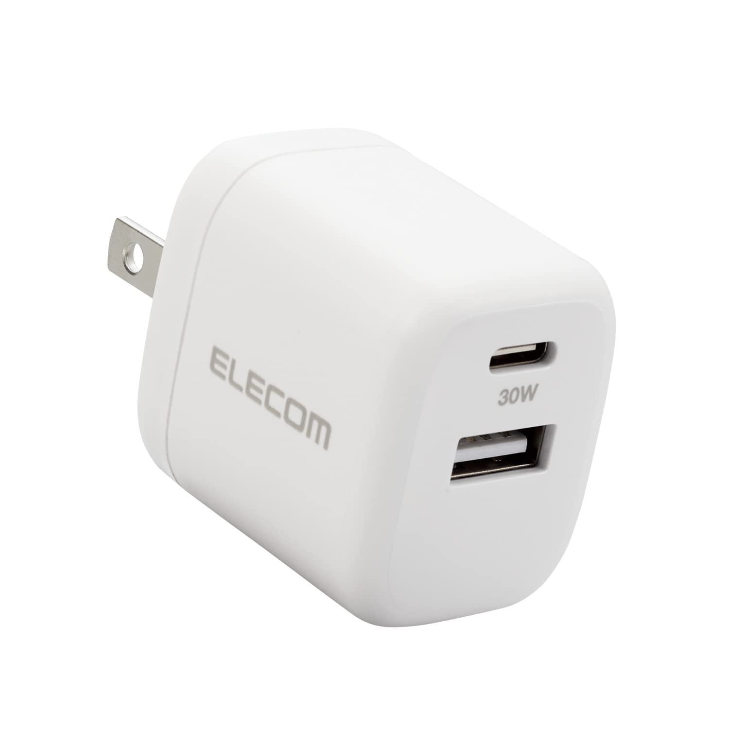エレコム USB-C 充電器 USB PD対応 30W 2ポート (Type-C…