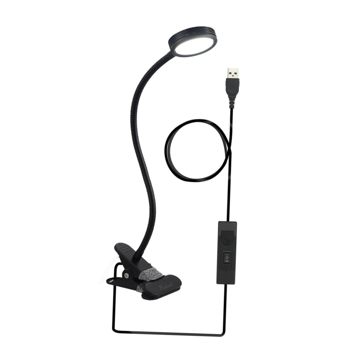ORFOFE Clip-on Bed Light Dimmable Lamp Book Reading Clip Light Bedside Reading Lamp Headboard