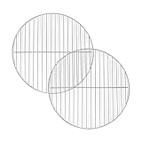 Amazon Basics Barbecue grilles de, 37.3 cm, Lot de 2, argentées
