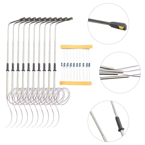 10 Stück Warmweiß HO Scale Einzelkopf Lampen Post Eisenbahn Modell Straßenlaterne