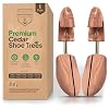 HOUNDSBAY Cedar Shoe Tree - Shoe Trees for Men & Women, Sneakers, Widener & Shaper