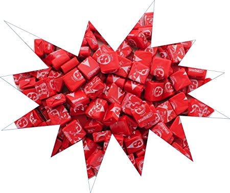 Starburst Candy, Cherry, Wrapped, Bulk, 2 Lbs. | Red Chewy Taffy Candy| Edible Gift Ideas For Mother's Day, Birthday, Color Themed Parties, And Candy Buffets #TOP3