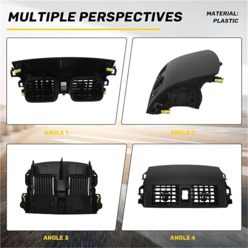Panneau de ventilation central pour Toyota Corolla 2008-2013 | Matériau ABS durable haute qualité - 4