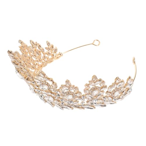 Tiara de mariée baroque blanche pour sublimer une coiffure de soirée chic