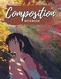  Composition Notebook: Mitsuha - Your Name, Journal 8.5 x 11 Inches, 100 Page Blank Lined Paperback Journal/Notebook