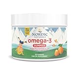 Nordic Naturals Nordic Omega-3 Gummies, Tangerine - 60 Gummies - 82 mg Total Omega-3s with EPA & DHA - Non-GMO - 30 Servings