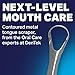 DenTek Metal Tongue Scraper for Better Oral Health – Removes Bacteria, Fights Bad Breath – 100% Stainless Steel, Dishwasher-Safe – Slim Design, Works Gently