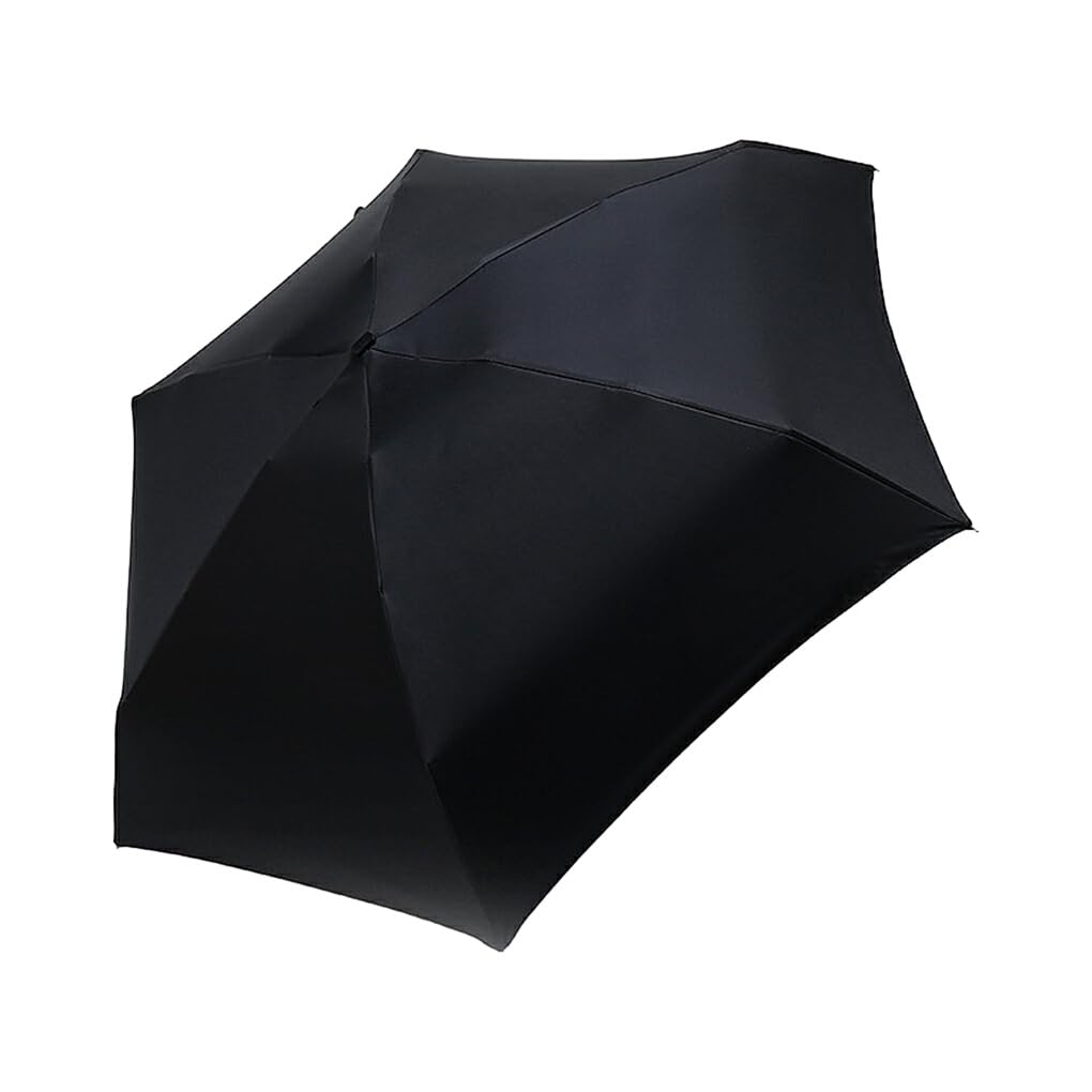 rongweiwang Disassembly Sun Umbrella For Easy Storage And Travel Folding Sun Umbrellas Rainproof Umbrellas Easy To Storage, black